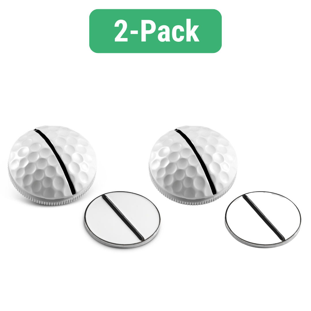 One Rail Ball Marker - 2 Pack Bundle – OnPointGolf.us