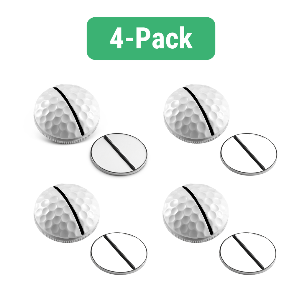 One Rail Ball Marker - 4 Pack Bundle